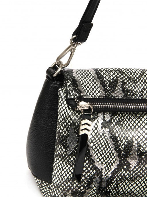 Сумка женская иск/кожа+нат/кожа GT-MDQL 63695/ MDQ-1/F 899-1/109A-1 3отд, плечевой ремень, черный SALE 262957 - Adelia фото 4