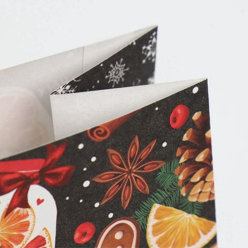 Цена за 10 шт. Пакет подарочный без ручек новогодний «Счастливых моментов», 10×19.5×7 см