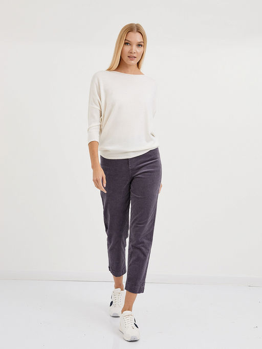 джемпер женский базовый силуэта летучая мышь - Glenfield фото 7