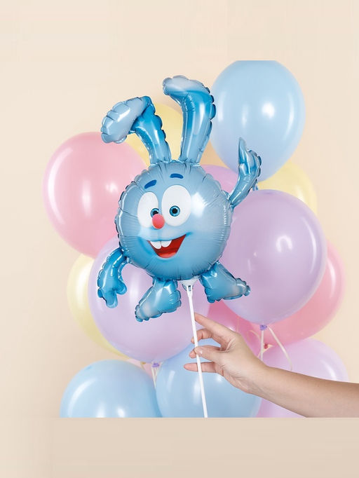 Воздушный шар фольгированный 17" «Крош. Смешарики», набор 5 шт.