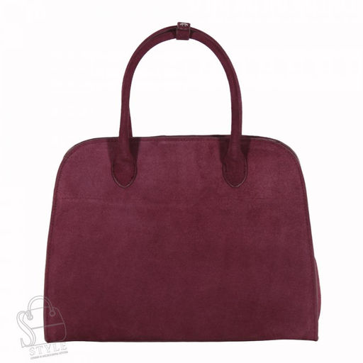 Сумка женская кожаная 6829NNAA wine red Natale Navetta/50(дефект)