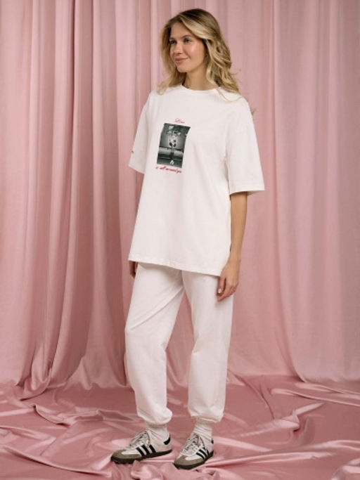 MY Футболка жен.с принтом love is all... (с фото) ФБ035  фото 4