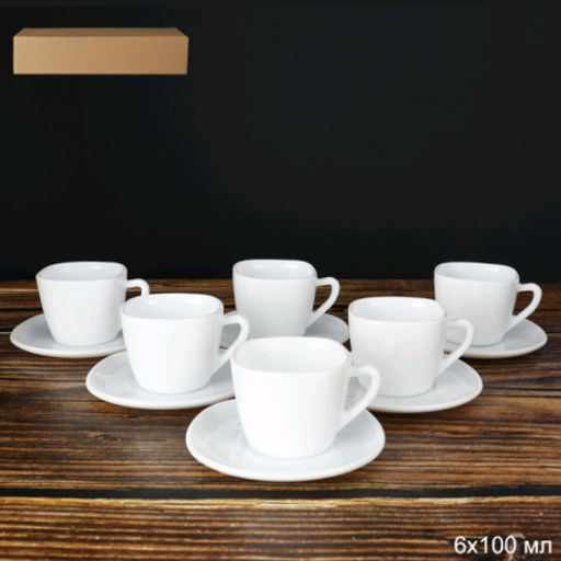 Блюдце кофейное/ FXB120/FBD120-6 (WHITE ) / ШТУЧНО