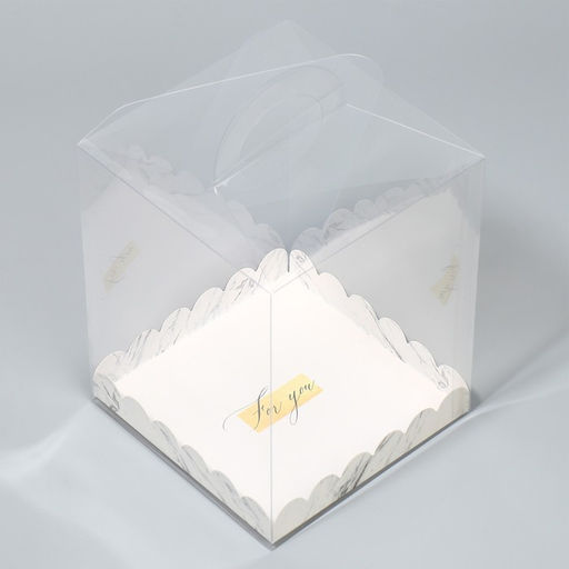 Цена за 5 шт. Коробка кондитерская, сундук, упаковка, For you, 14 х 14 х 18 см - Дарите счастье фото 4