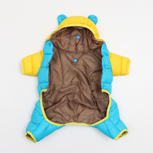 Комбинезон Медвежонок, размер 10 (ДС 25 см, ОГ 34 см, ОШ 24 см), жёлто-голубой - Simaland фото 7