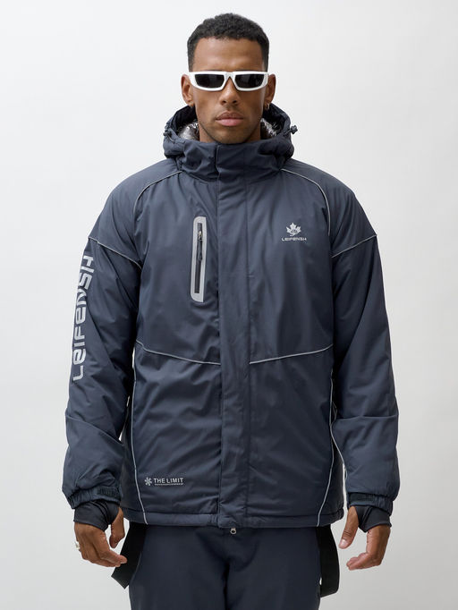 Горнолыжный костюм мужской зимний темно-серого цвета 383TC - Mtforce фото 12