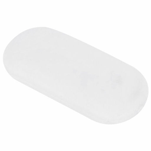 Цена за 3шт. Ластик BRAUBERG "Oval", 55х23х10 мм, белый, овальный