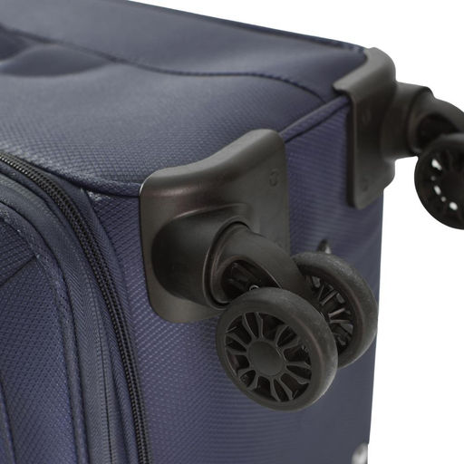 Чемодан (комплект из 3-х) , ткань, 50128 Темно-синий - Mironpan фото 2