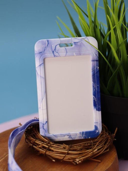 Футляр для карт на ленте "Watercolor fantasies", blue