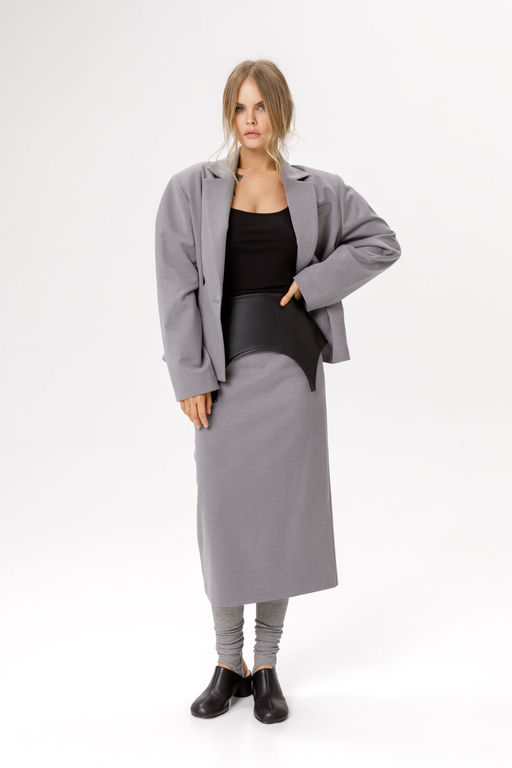 Юбка Pirs 6528 серый