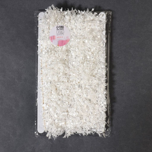 Тесьма декоративная «Твидовая», односторонняя, 35 мм, 5 ± 0.5 м, цвет белый