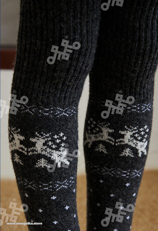 Гольфы детские из монгольской шерсти