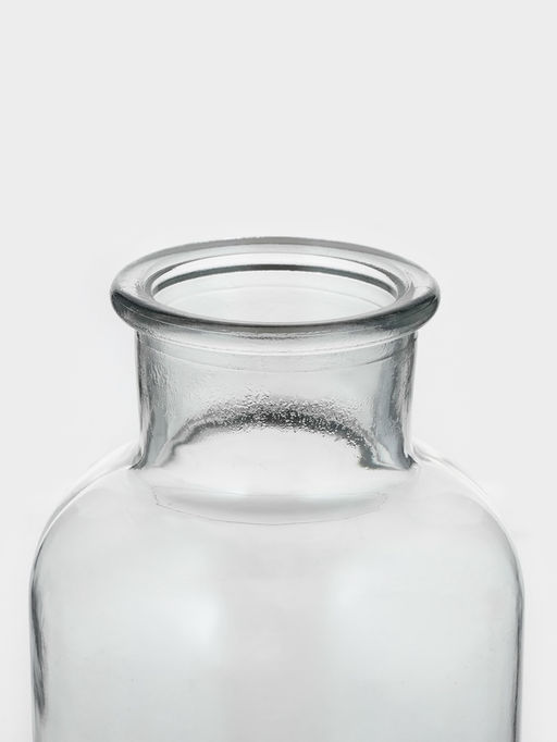 Бутылка для соусов и масла Доляна «Парфе», 1.2 л, 10×20.5 см, с пробковой крышкой, стекло, прозрачная