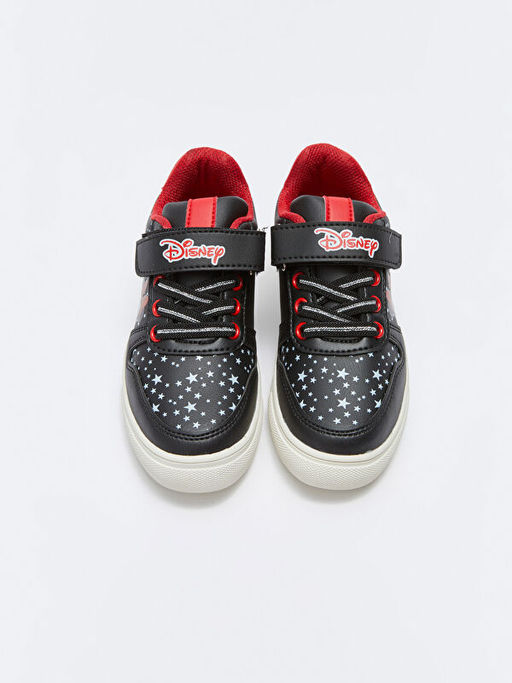 Mickey ve Minnie Mouse Bask?l? C?rt C?rtl? K?z ?ocuk Spor Ayakkab? - Waikiki фото 3