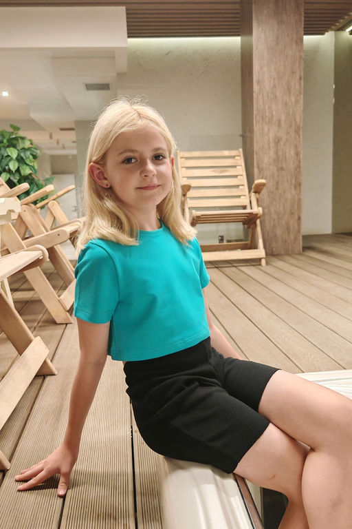 83908/1 футболка укороченная детская