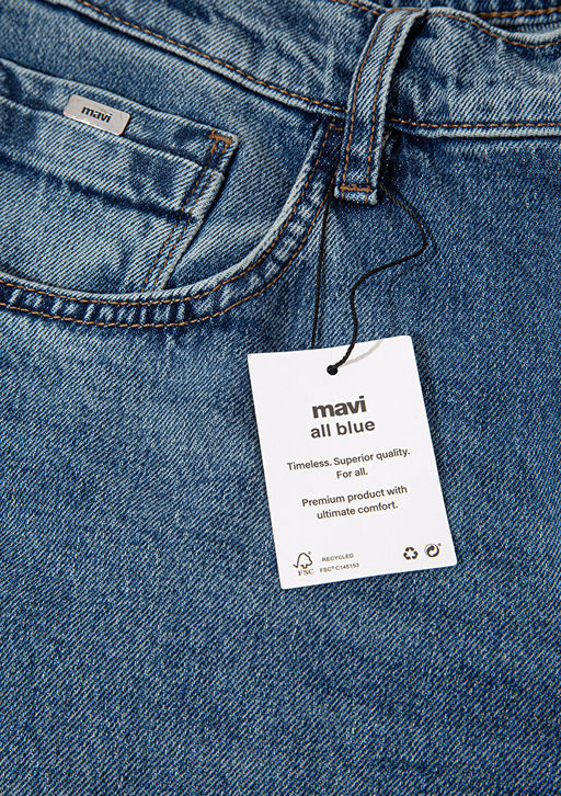 Michael All Blue Adaptive Indigo Mavisi Comfort Jean Pantolon  фото 5