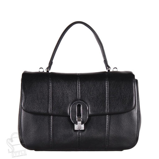 Сумка женская кожаная 1551Y black Polina&Eiterou/50 в Новосибирске