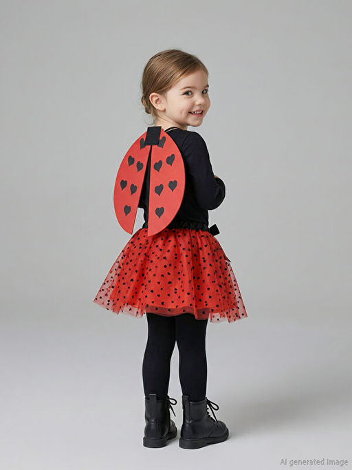 U?ur B?ce?i T?t? Etek ve Kanat Kost?m