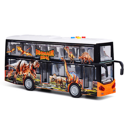 Автобус "В мире динозавров" 1:16 (свет, звук) в коробке
