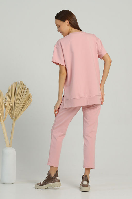 Джемпер футболка из мягкого хлопкового футера - Solo mio фото 7