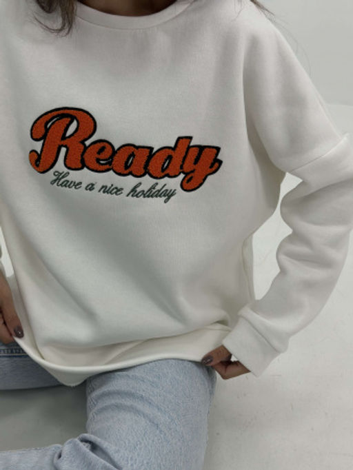 Свитшот Неле (белый) Турция - Nadi bordo фото 2