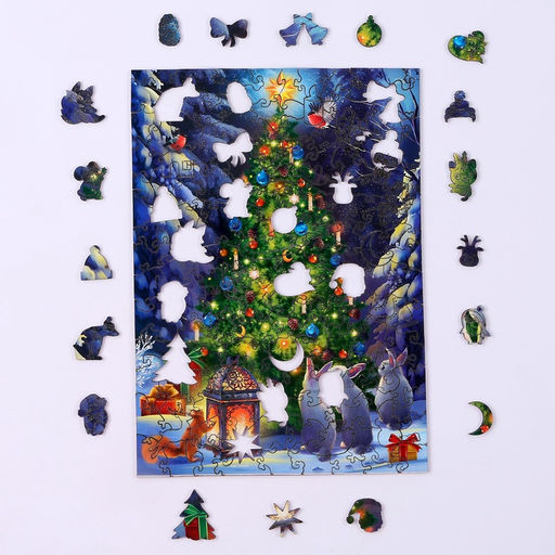 Пазл фигурный Ночная сказка - Puzzle фото 12