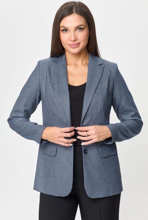 Жакет БелЭльСтиль 203 сине-черный фото 2