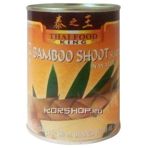Побеги бамбука консервированные (половинки) Тай Фуд Кинг/Thai Food King, Таиланд, 540 г Акция