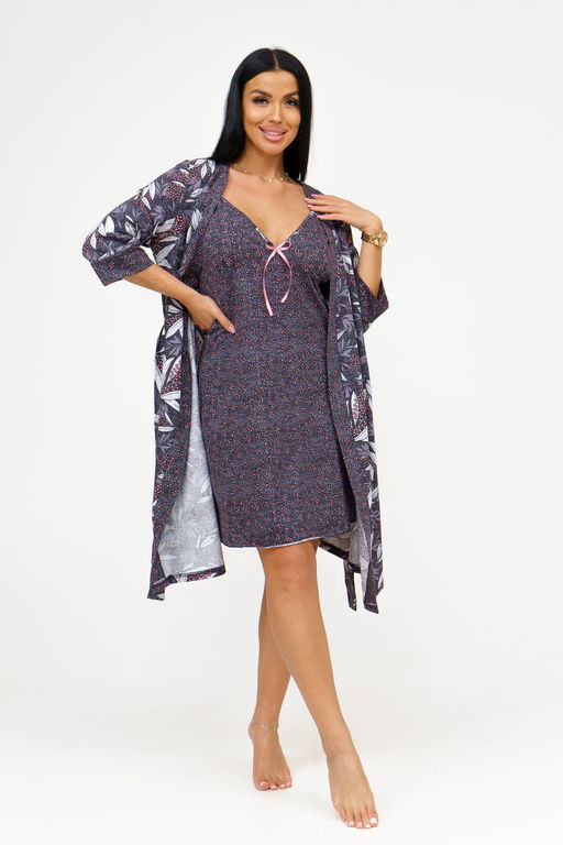 Пеньюар+сорочка Мимоза