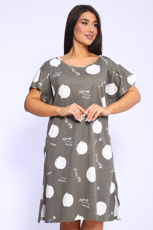 Платье с рисунком горох Арт. 1057