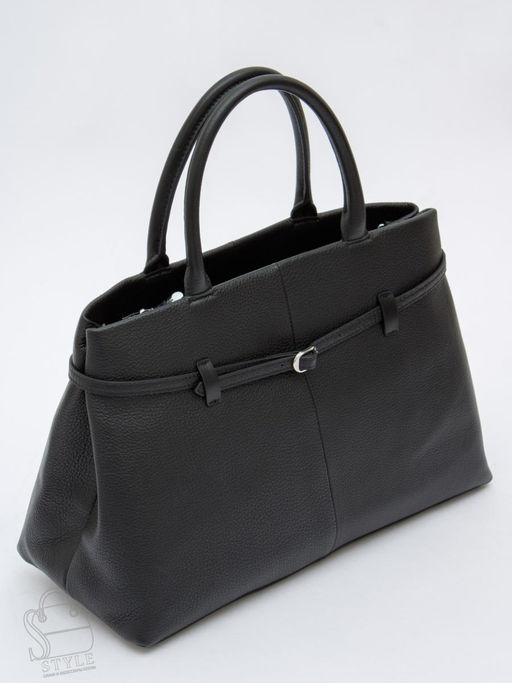 Сумка женская кожаная 8018-2S black Velina Fabbiano-Safenta