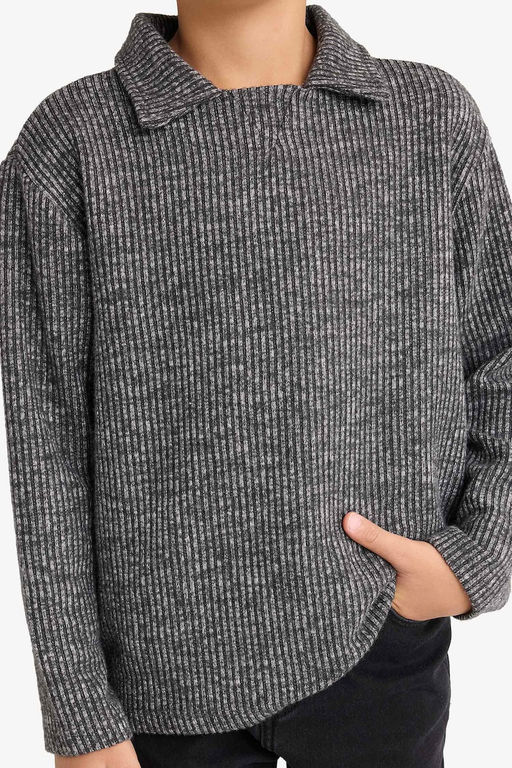 Polo Yaka Sweatshirt Erkek _ocuk - Defacto фото 7