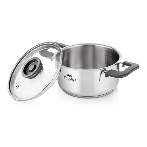 Кастрюля с крышкой Walmer Preston, 1.5 л, цвет хром  фото 2