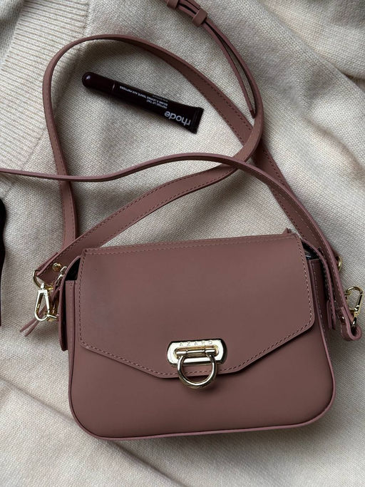 Сумка кожаная через плечо Azaro 3684 фиолетовый прованс