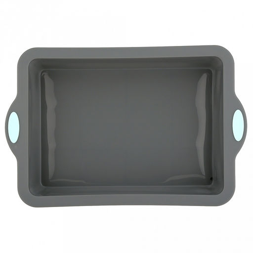 Противень силиконовый "Linea Silicone" 38х25х5,9см, с металлическим каркасом, прямоугольный, глубокий, "Regent" (Китай)