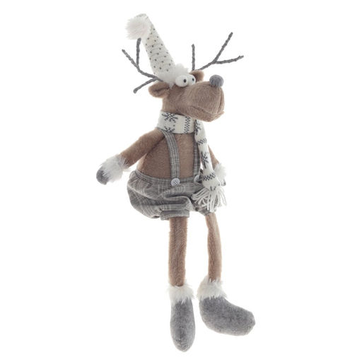 Игрушка набивная "Олень", L33 W17 H71/20 см, 2в.