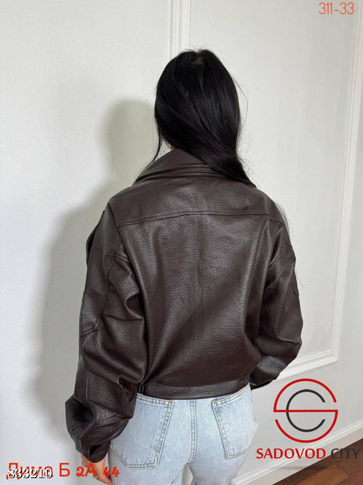 Кожаная куртка весенняя - Bruno фото 3