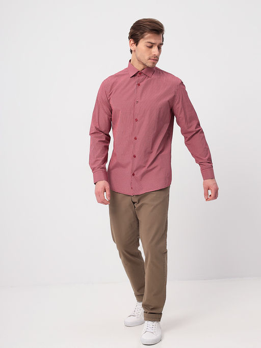 Сорочка мужская длинный рукав GREG 614/139/1690/ZN/1p  фото 4