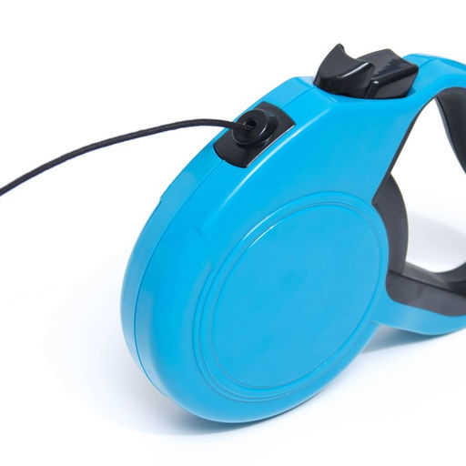 Рулетка Пижон классическая, с прорезиненной ручкой, 8 м, до 50 кг, трос, синяя  фото 3