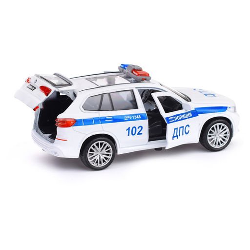 Машина металл BMW X5 M-Sport Полиция 12 см. (откр. двери, баг,) в коробке