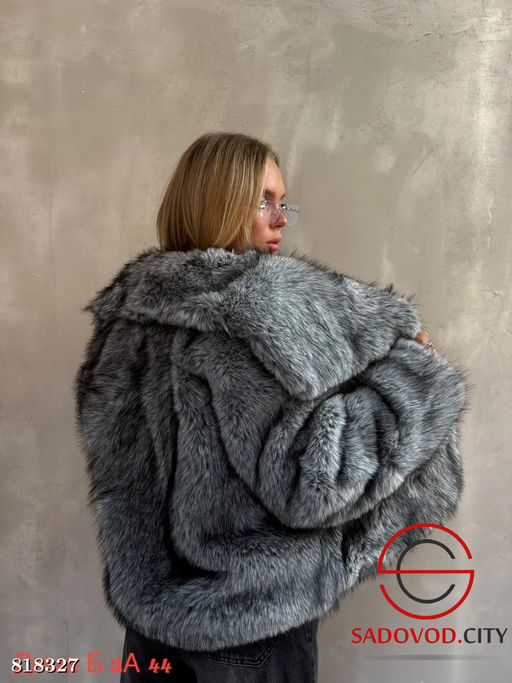 Шуба женская из искусственного меха