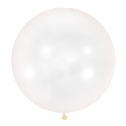 Цена за 2 шт. Шар латексный 24", TRANSPARENT