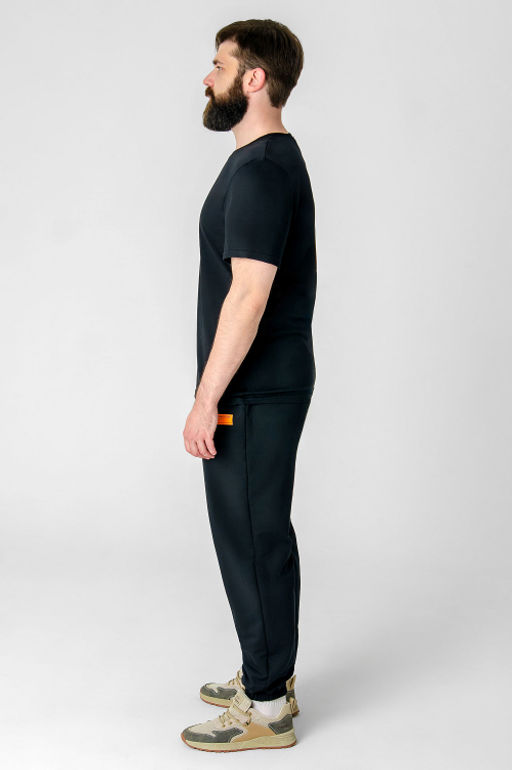 Арт. 613107 Комплект с брюками мужской 48-56 (5 шт) Цвет:черный - Идеал фото 10