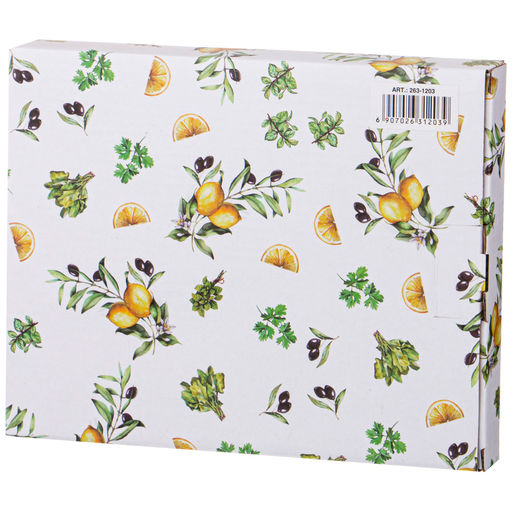 ТАРЕЛКА ЗАКУСОЧНАЯ LEFARD СЕКРЕТНЫЕ ИНГРЕДИЕНТЫ 22*17,5*2 СМ  фото 2