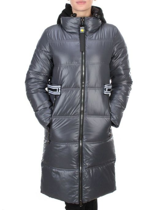 2193 DARK GREY Куртка зимняя женская AIKESDFRS (200 гр. холлофайбера) - Fashion фото 2