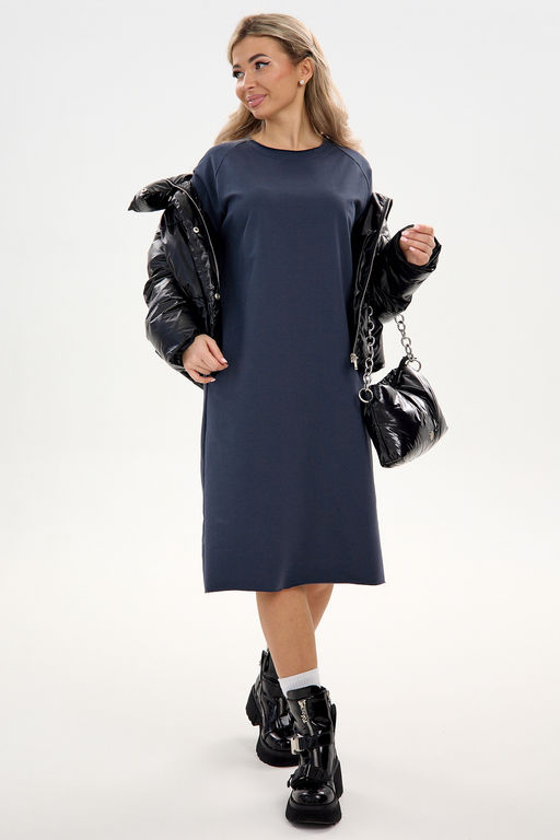 Платье футер-реглан