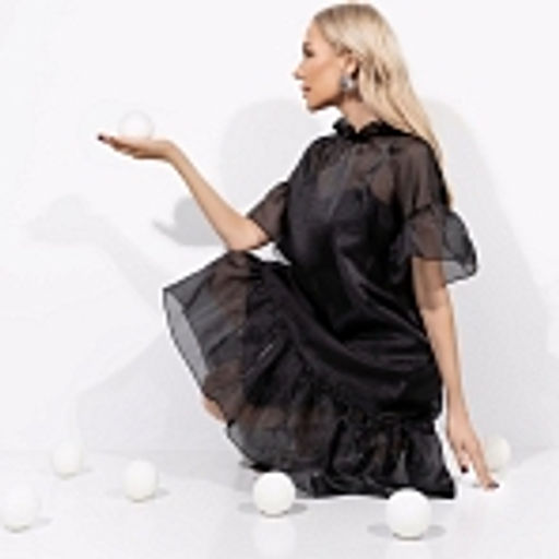 Платье из полупрозрачной ткани на подкладе, Достойный ответ - Charutti фото 18