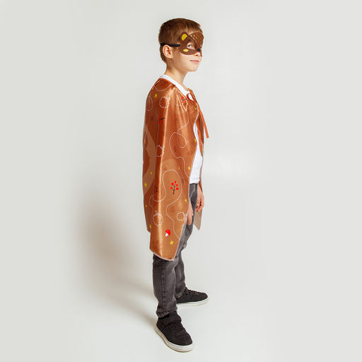 Карнавальный костюм «Новогодний медведь»: плащ, маска