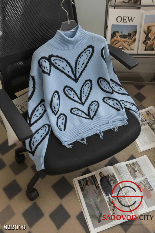 Свитер женский с рисунком