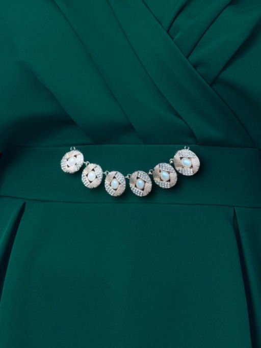 Платье AGATTI 5655S-Р изумрудный